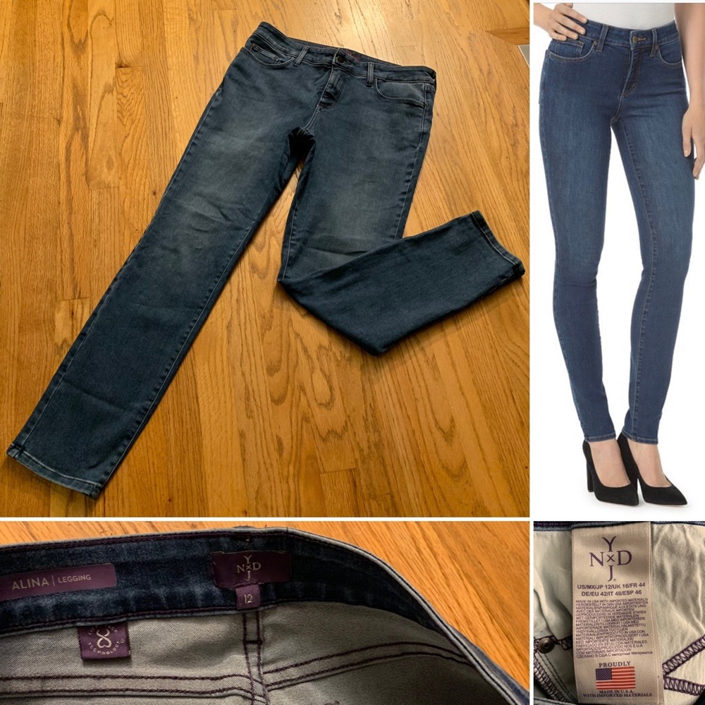 NYDJ Alina Leggings / size 12 Stretchy Slimming